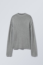 Two Tone Grey - Holger Regular Wool Mockneck - 0