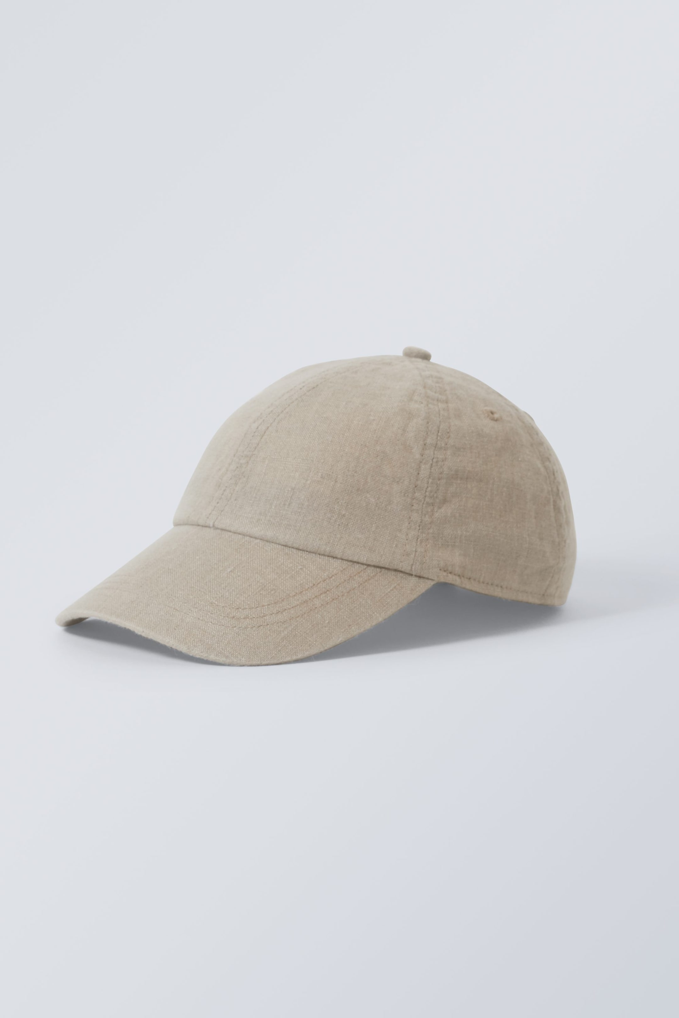 Grotere afbeelding bekijken: Essential Linen Cap - Ecru - HEREN | H&M NL 1