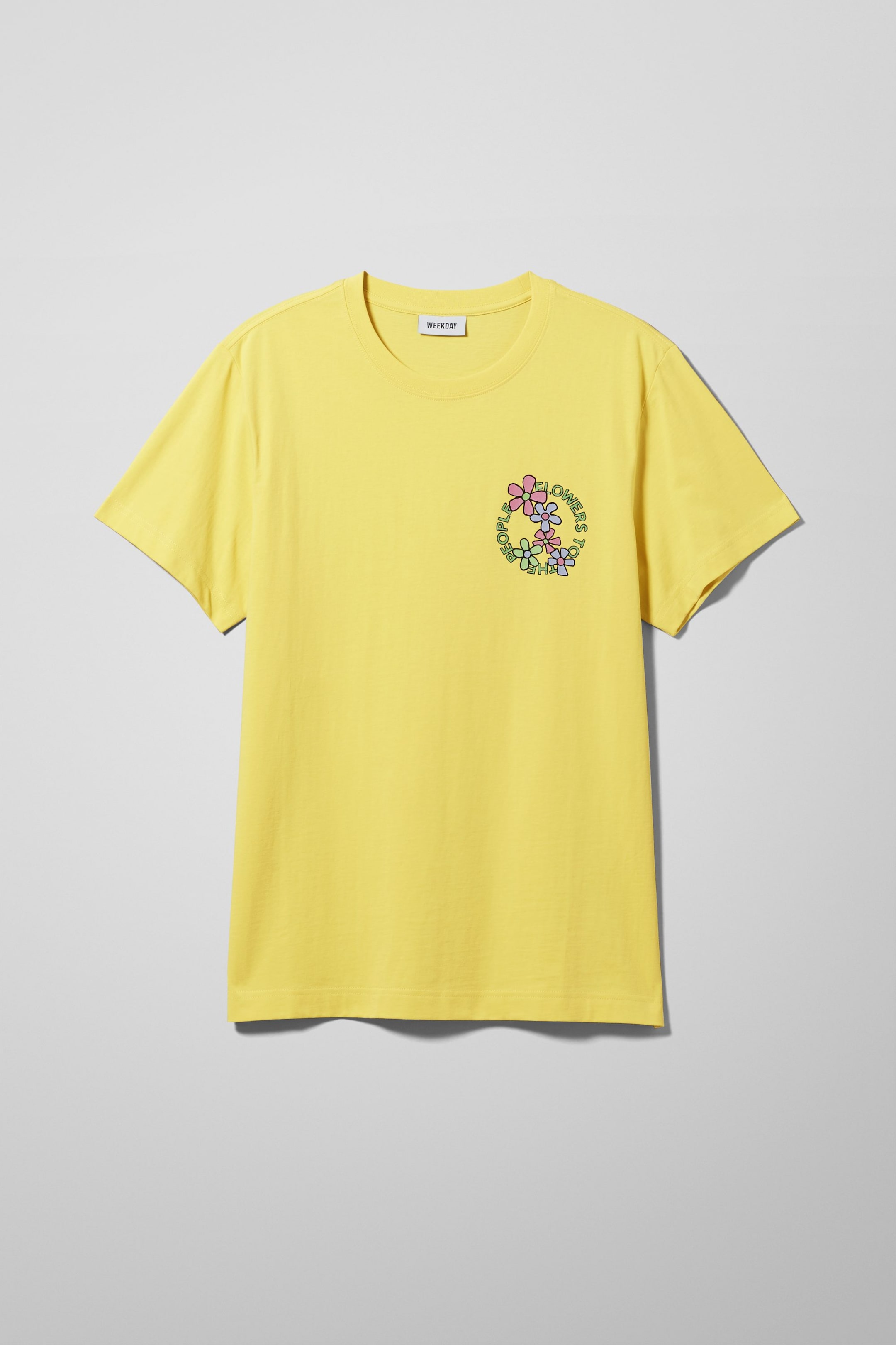 Yellow - Relaxed Printed TShirt - 0
