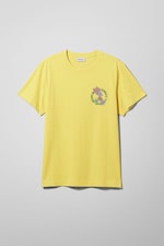 Yellow - Relaxed Printed TShirt - 0