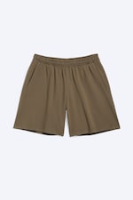 Mörk Mullvad - Pull-on-shorts i Jersey med Ledig Passform - 3