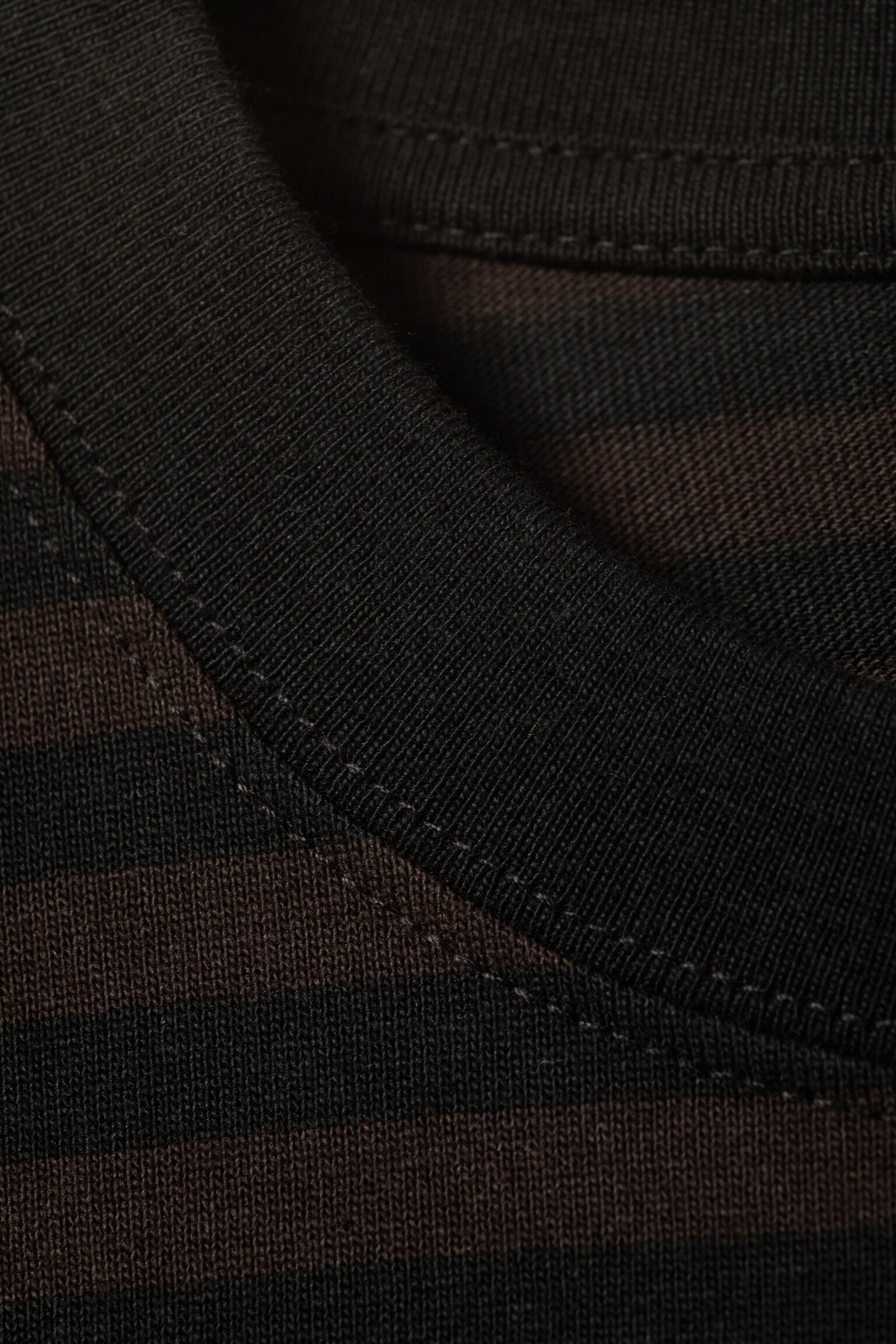 Great Boxy Long Sleeve T-shirt - Striped Dark Brown/White/White & Navy Stripes/Koptatott kék/Sötétszürke/Black/Dusty Grey/Dark Brown/Sötétzöld/Light Grey Melange - 2