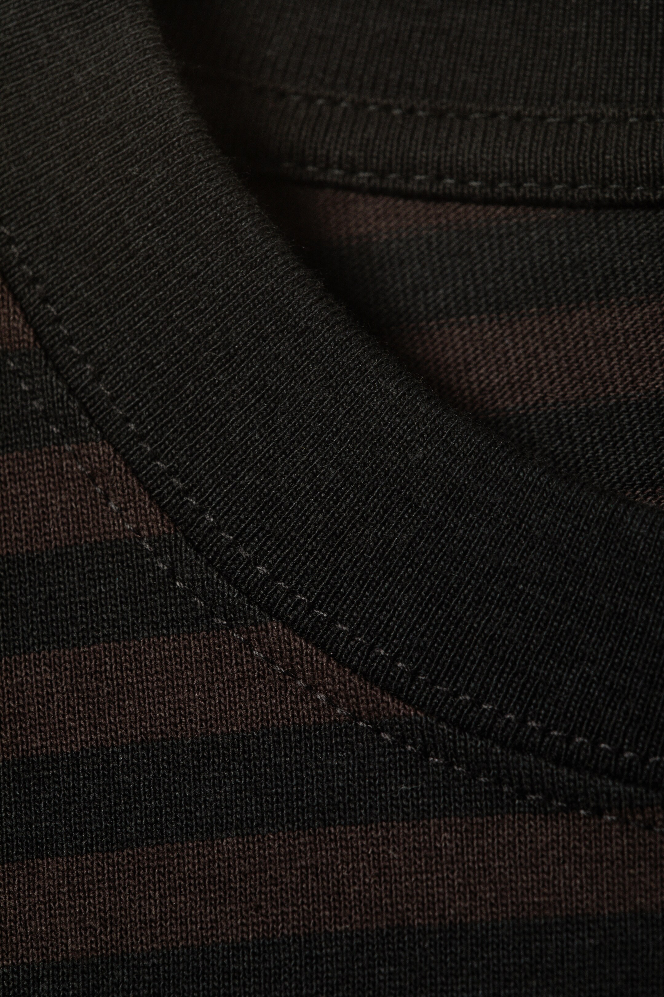 Agrandir l'image: T-shirt carré à manches longues Great - Marron foncé rayé - HOMME | H&M FR 2