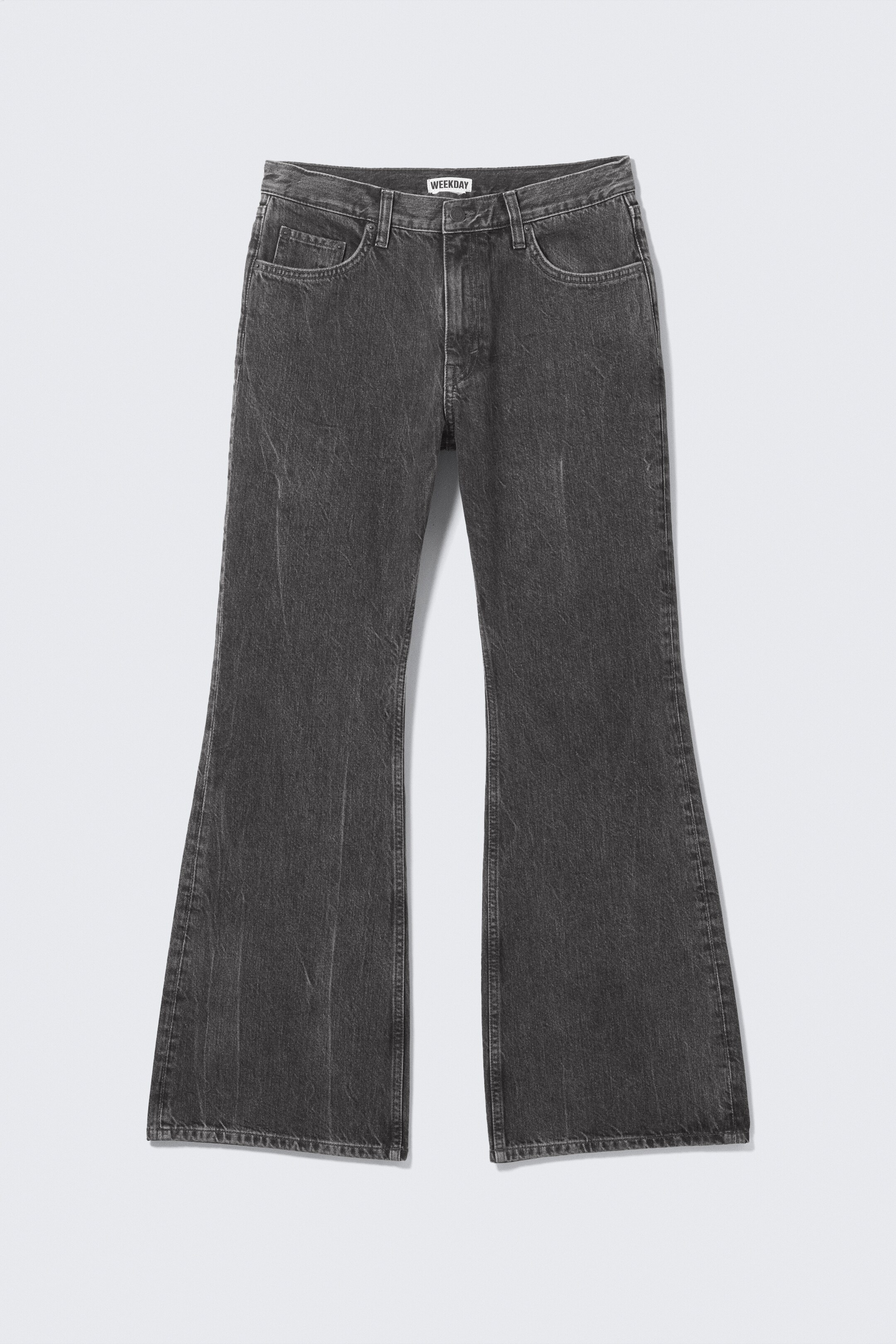 Zobacz większy obraz: Helix Low Rise Relaxed Flared Leg Jeans - Risso Black - Black - ONA | H&M PL 6