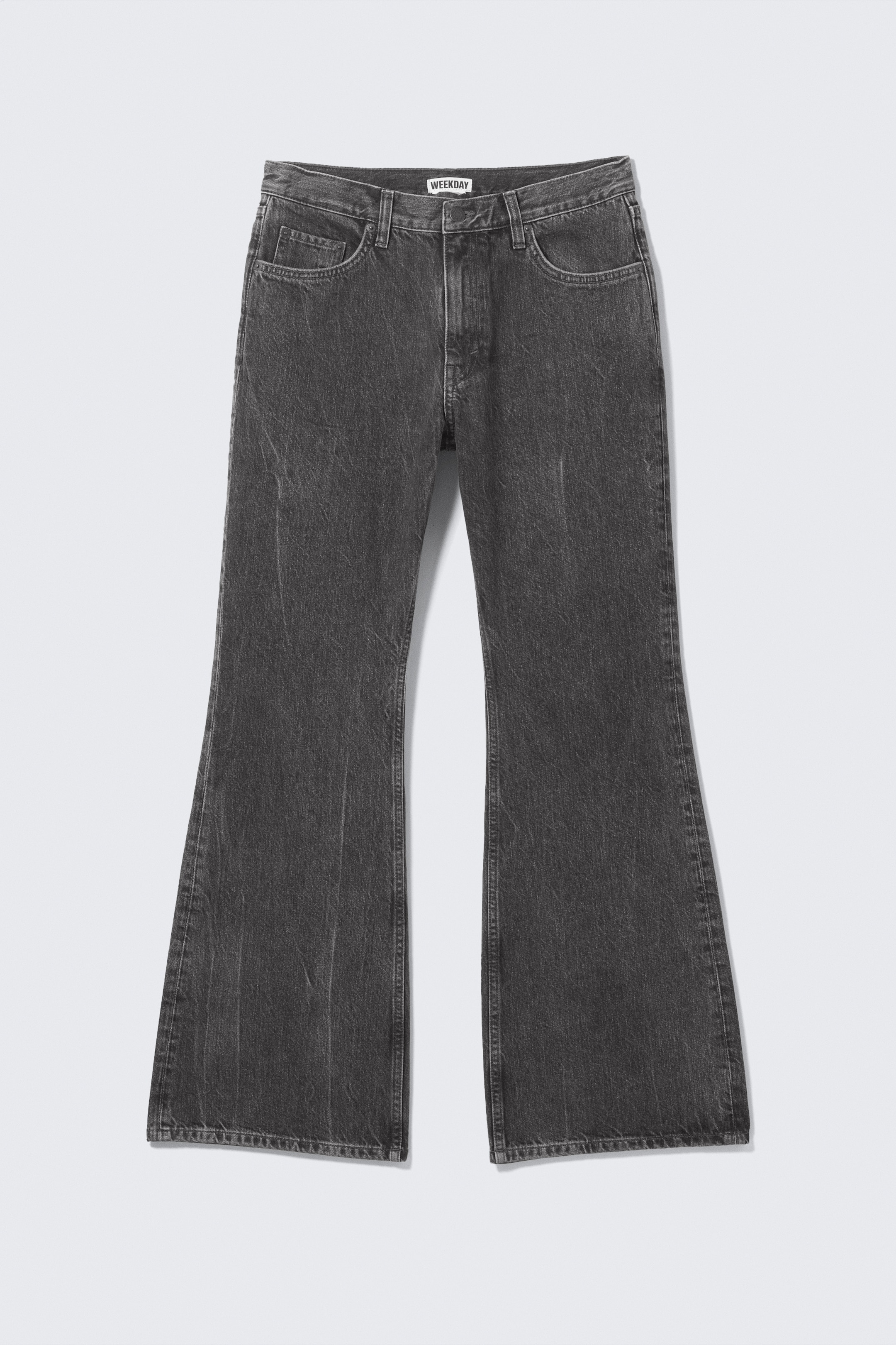 Grösseres Bild ansehen: Helix Low Rise Relaxed Flared Leg Jeans - Risso Black - Schwarz - DAMEN | H&M CH 6
