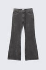 Risso Black - Black - Helix Low Waist Relaxed Flared Leg Jeans - 5