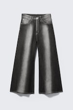 Schwarzes Spray - Rad Super – Weite Jeans mit normaler Taille - 0