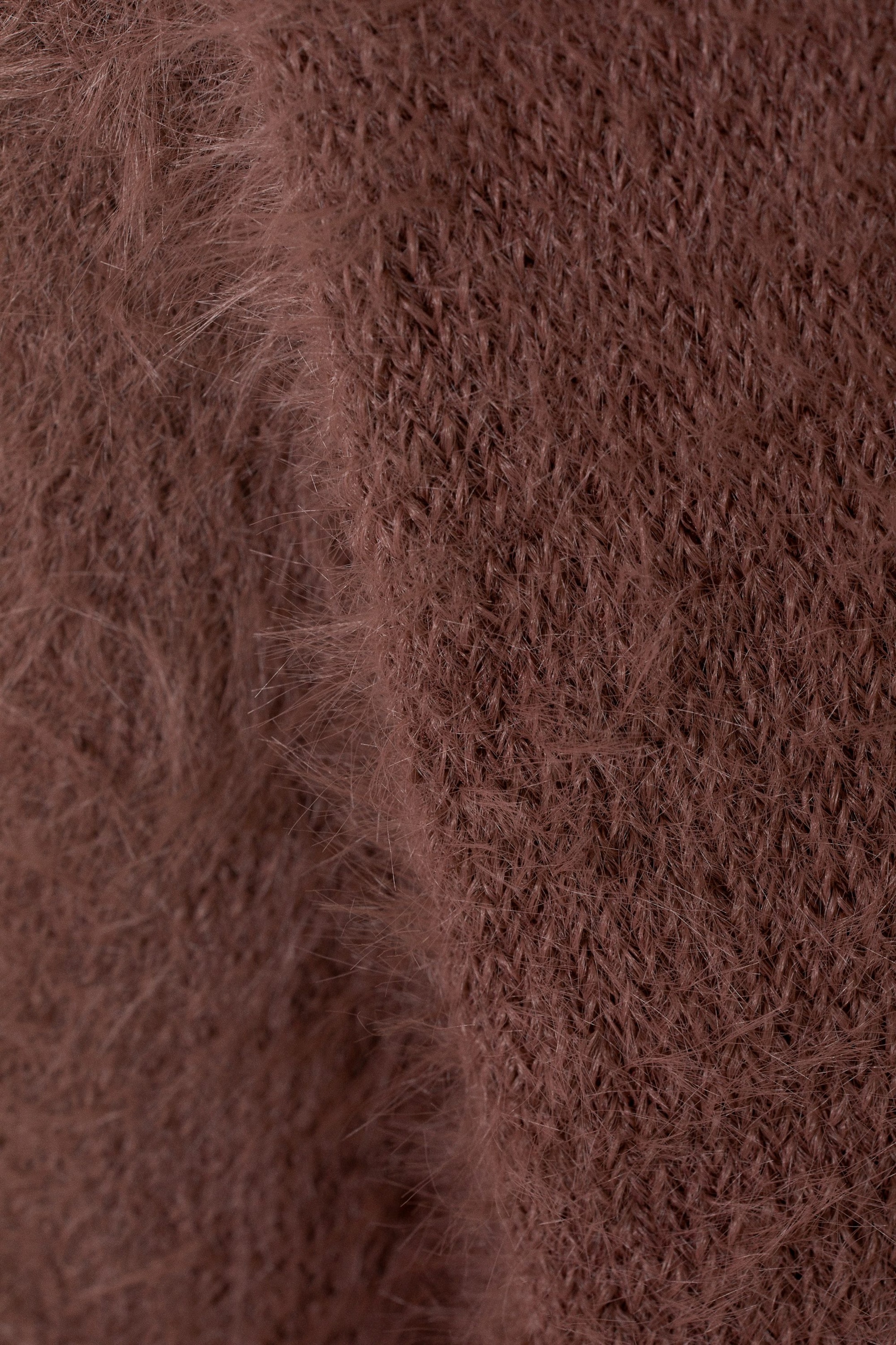 Rust Brown - Jesper Wool Blend Knit Sweater - 1