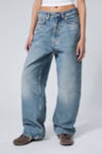 Seventeen Blue - Mittelblau - Astro Loose Baggy Leg Jeans - 4