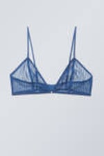 Blå - Bralette i spets Zelda - 0