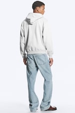 Grau meliert - Klassischer Zip-Hoodie - 2