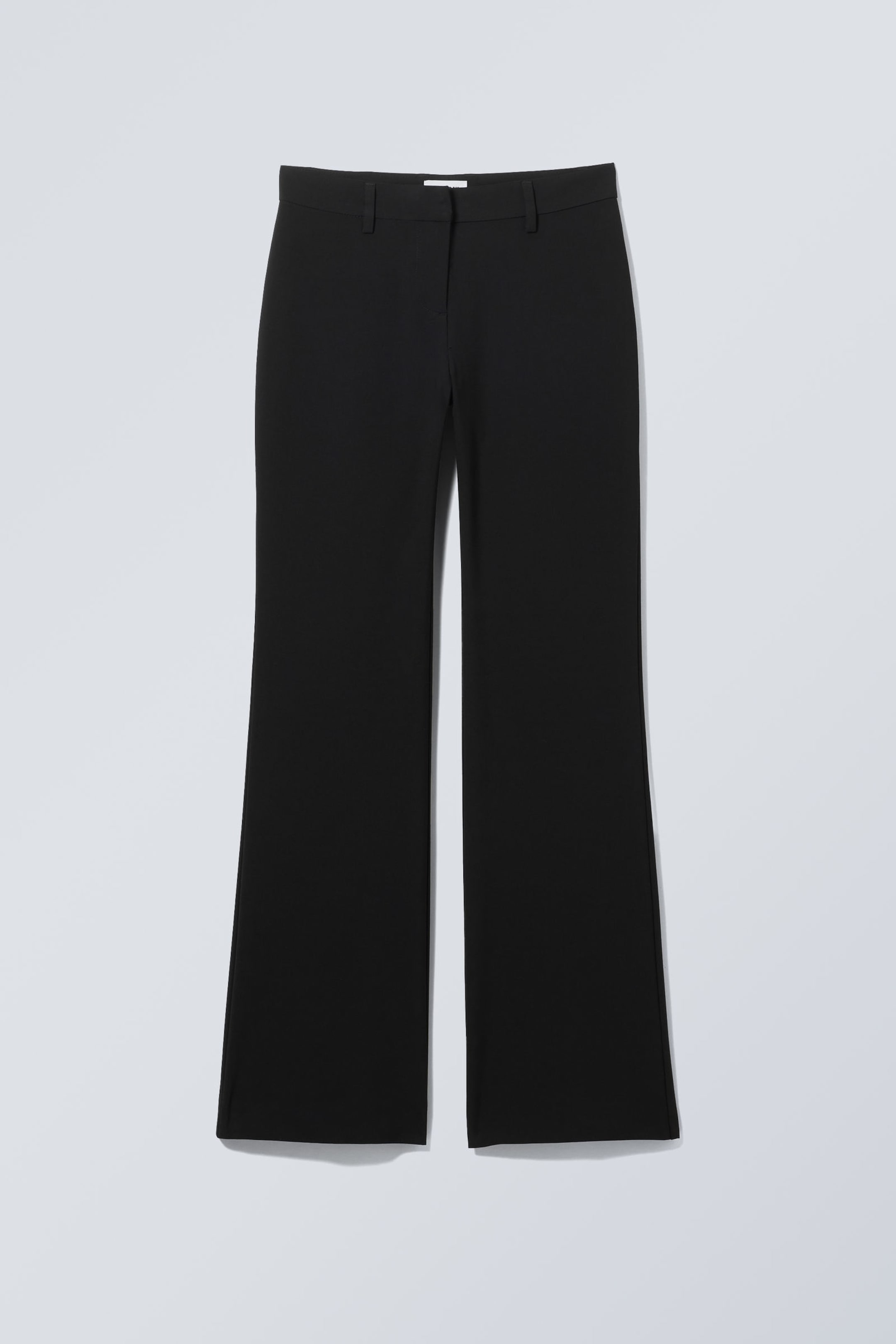 Black - Flared Suiting Trousers - 5