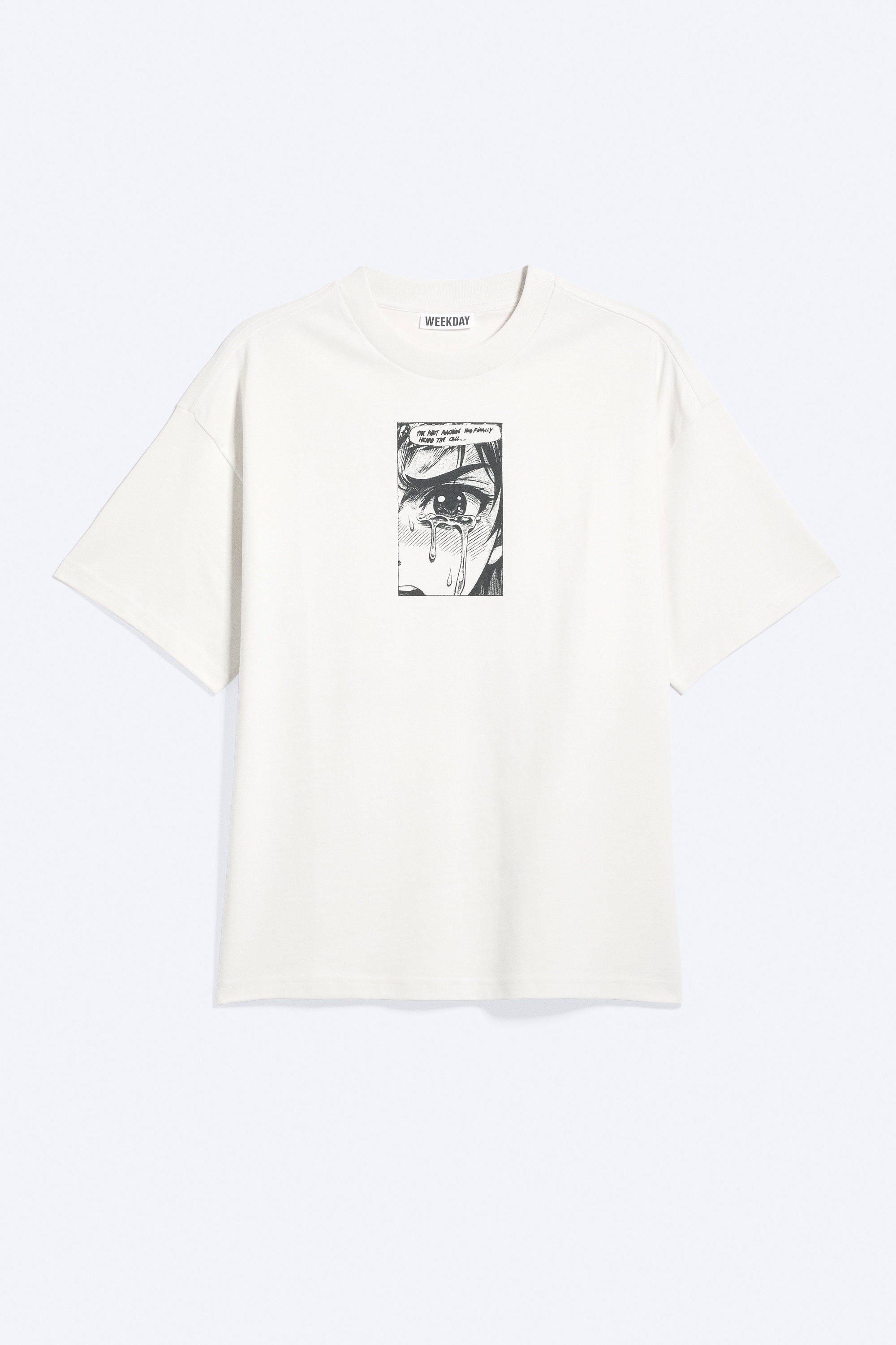 T-shirt met boxy pasvorm en grafische print - White - Tears/White - Face Off/Yellow - Italy/Red - Nebulith/White - Total Chaos/Black - Haunted Dreams