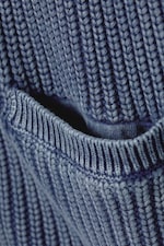 Verwaschenes Blau - Strickjacke Mattias mit regulärer Passform - 1