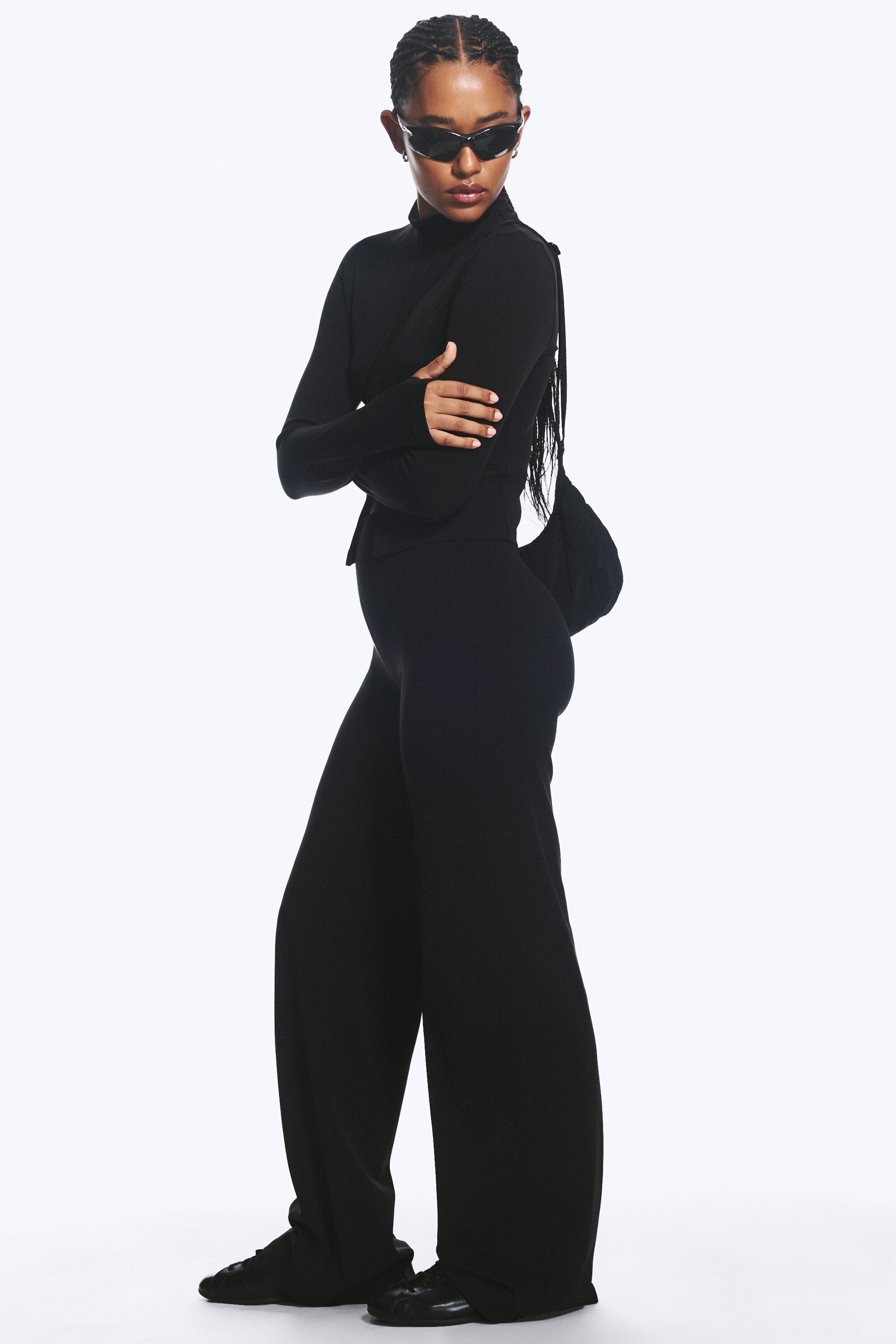 Noir - Pantalon de sport décontracté - 2