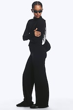 Noir - Pantalon de sport décontracté - 2