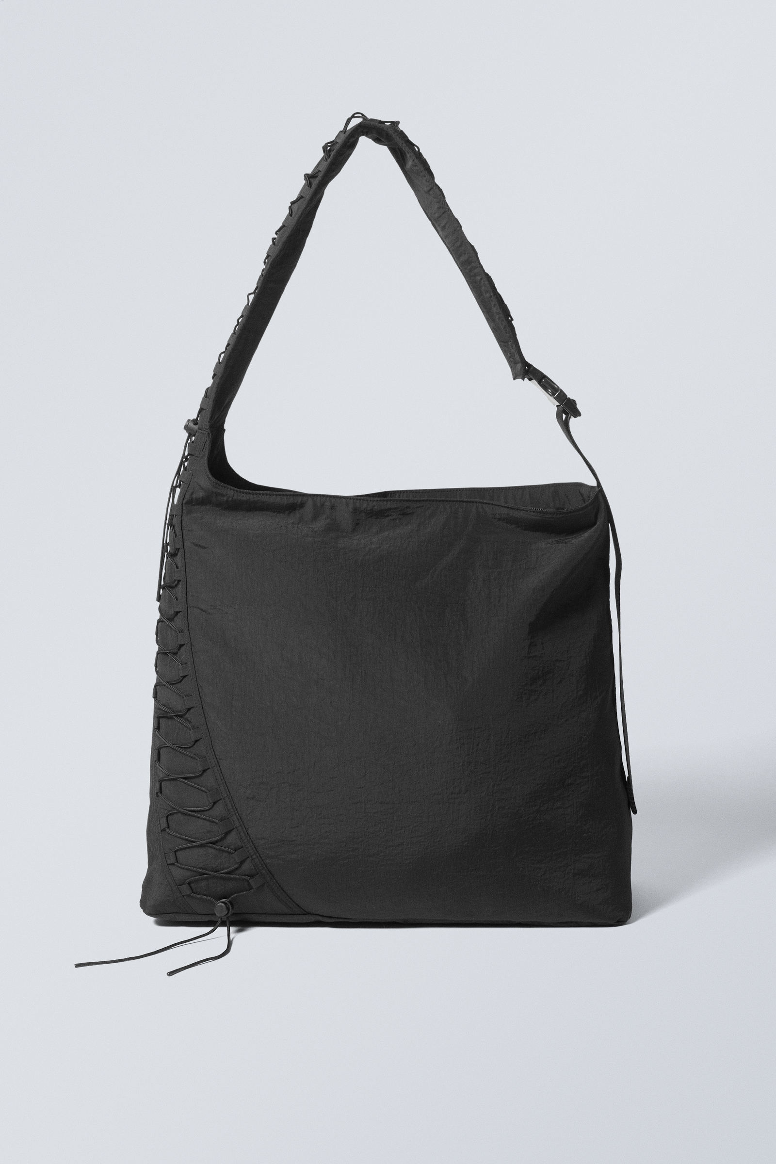dawa drawstring shoulder bag - Black | Weekday WW