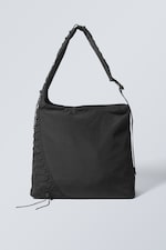 Black - Dawa Drawstring Shoulder Bag - 2