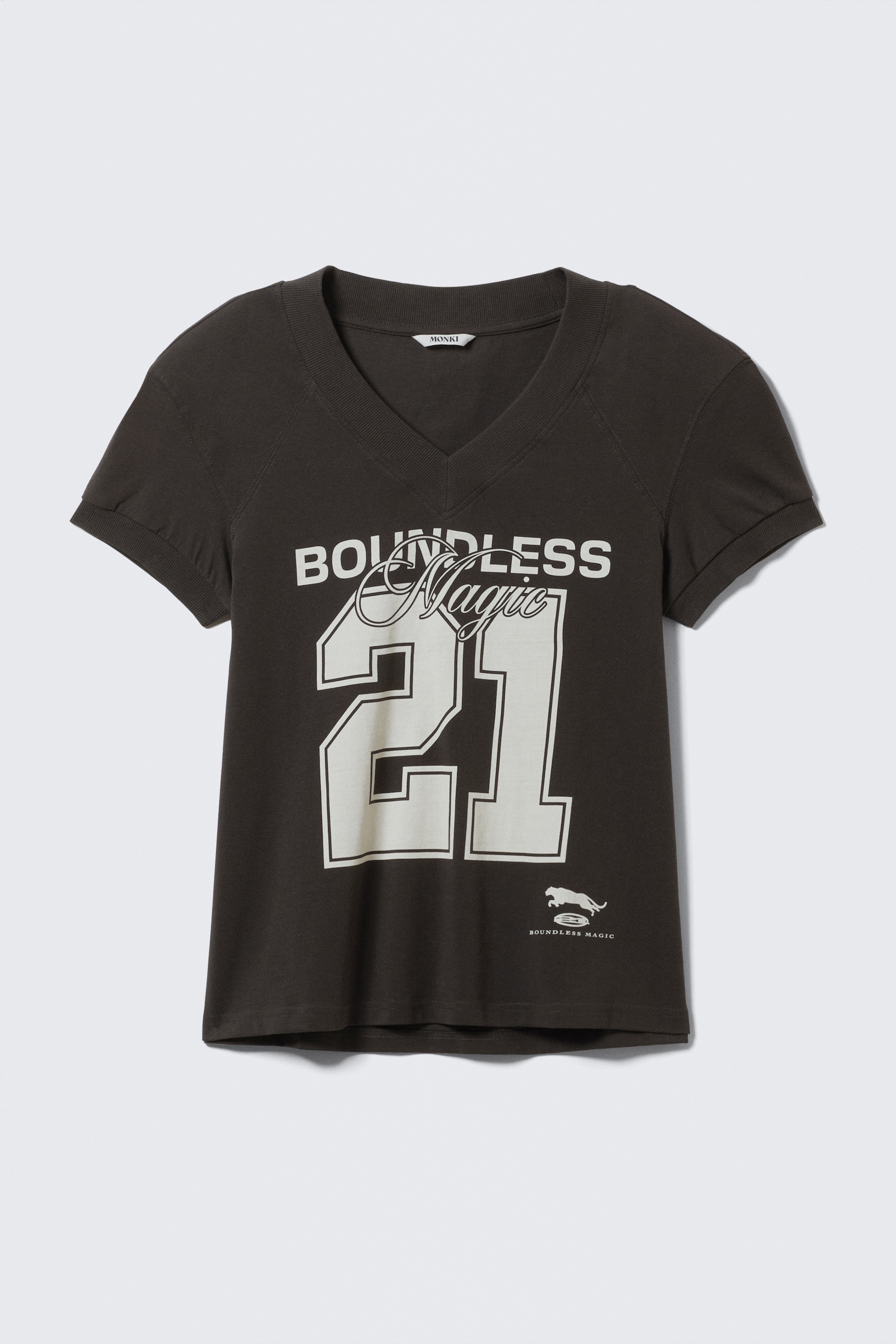 Agrandir l'image: T-shirt graphique à encolure en V - Noir - FEMME | H&M FR 4