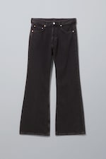 Tintenschwarz - Time Loose Bootcut Leg Jeans - 0