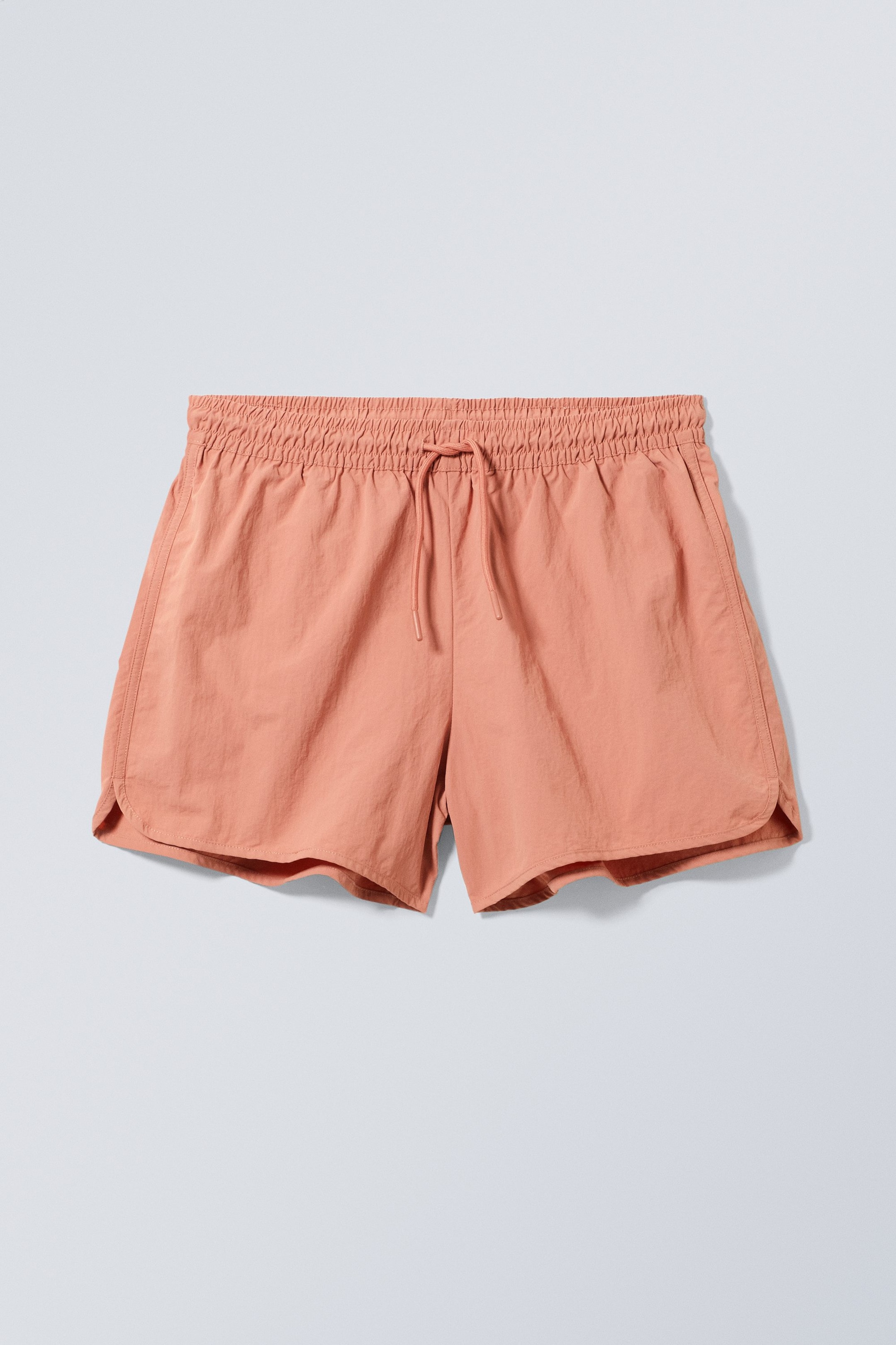 Dusty pink - Short de bain longueur mi-cuisse structuré - 0