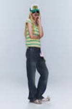 Blues - Dark Blue - Anti Unisex Low Waist Regular Straight Jeans - 8