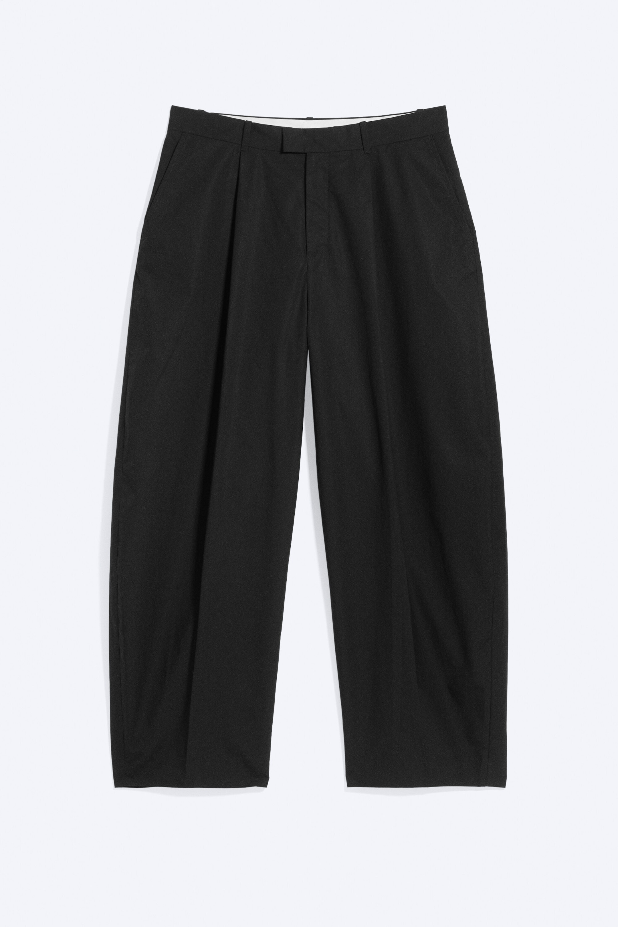 Schwarz - Felix Barrel-Chinohose - 4