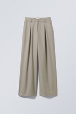 Light Dusty Khaki Green - Indy Suit Trousers - 0