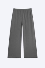 Dunkelgrau mit Nadelstreifen - Pull-on-Anzughose mit niedrigem Bund - 4