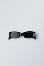 Schwarz - Sonnenbrille Cruise mit eckigen Gläsern - 0