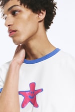 Vit - Star - Grafisk t-shirt - 2