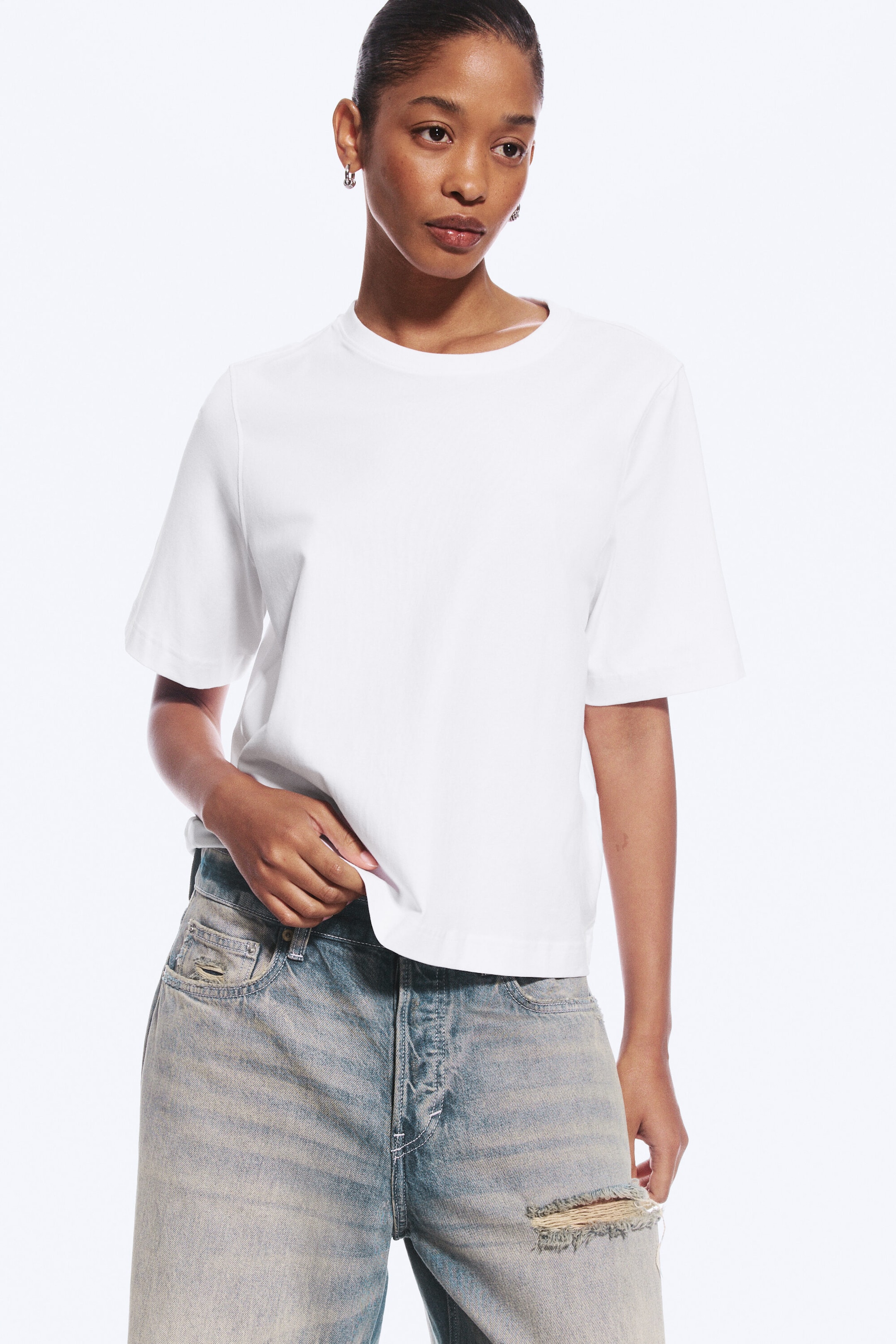 White - Perfect Boxy T-shirt - 5