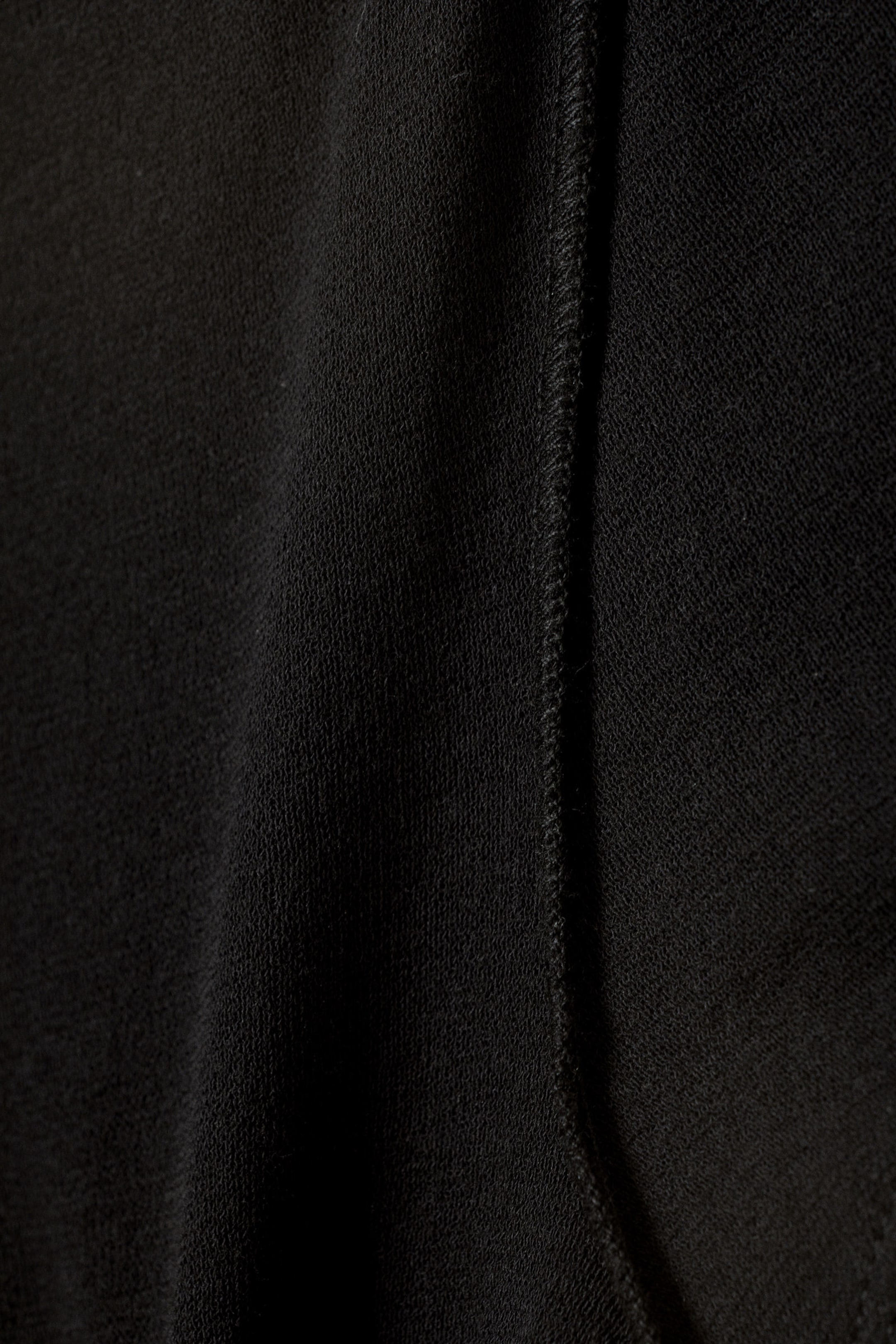 Schwarz - Transparentes kurzärmeliges Oberteil - 1