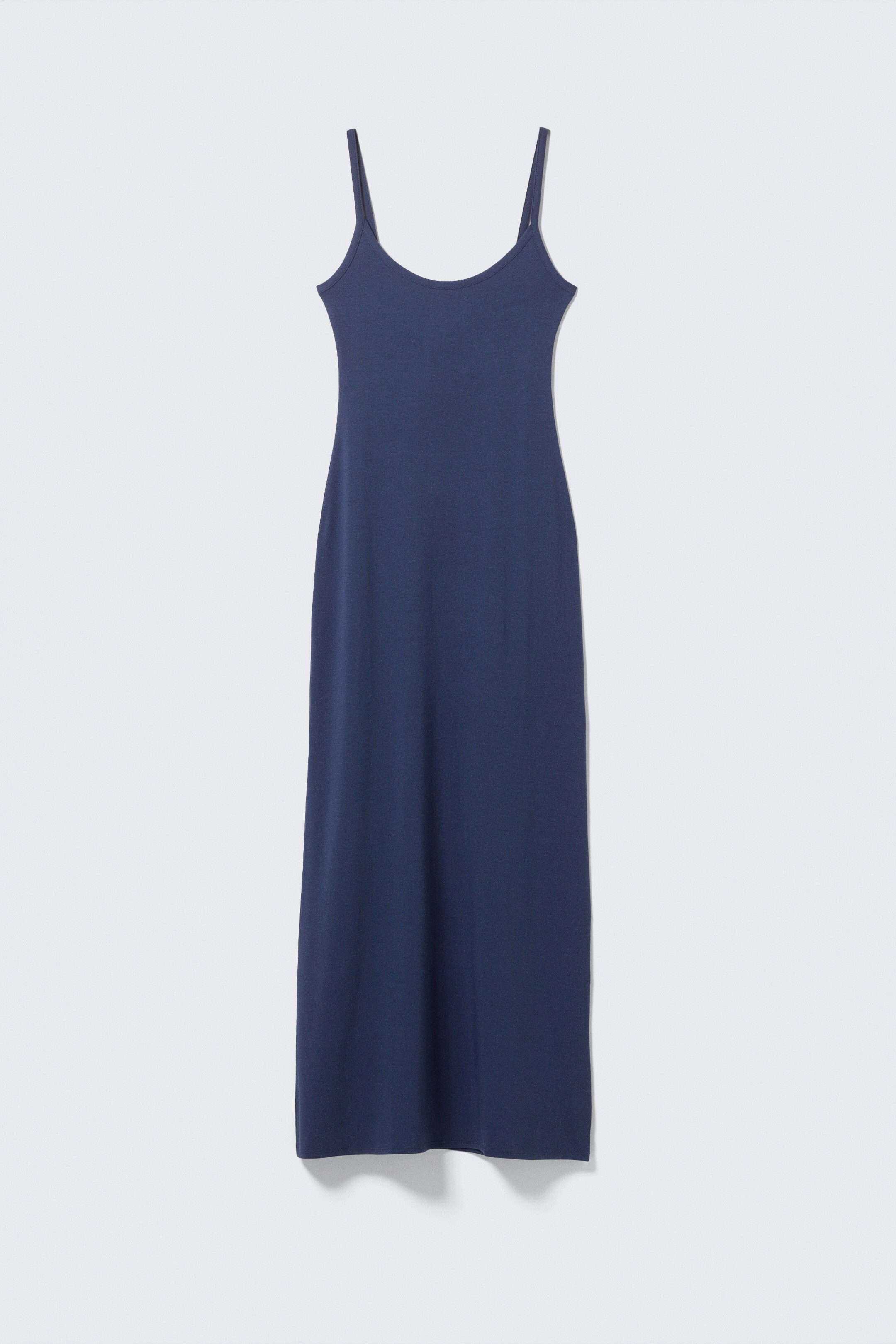 View larger image: Smooth Strap Maxi Dress - Dark Blue - Ladies | H&M GB 1
