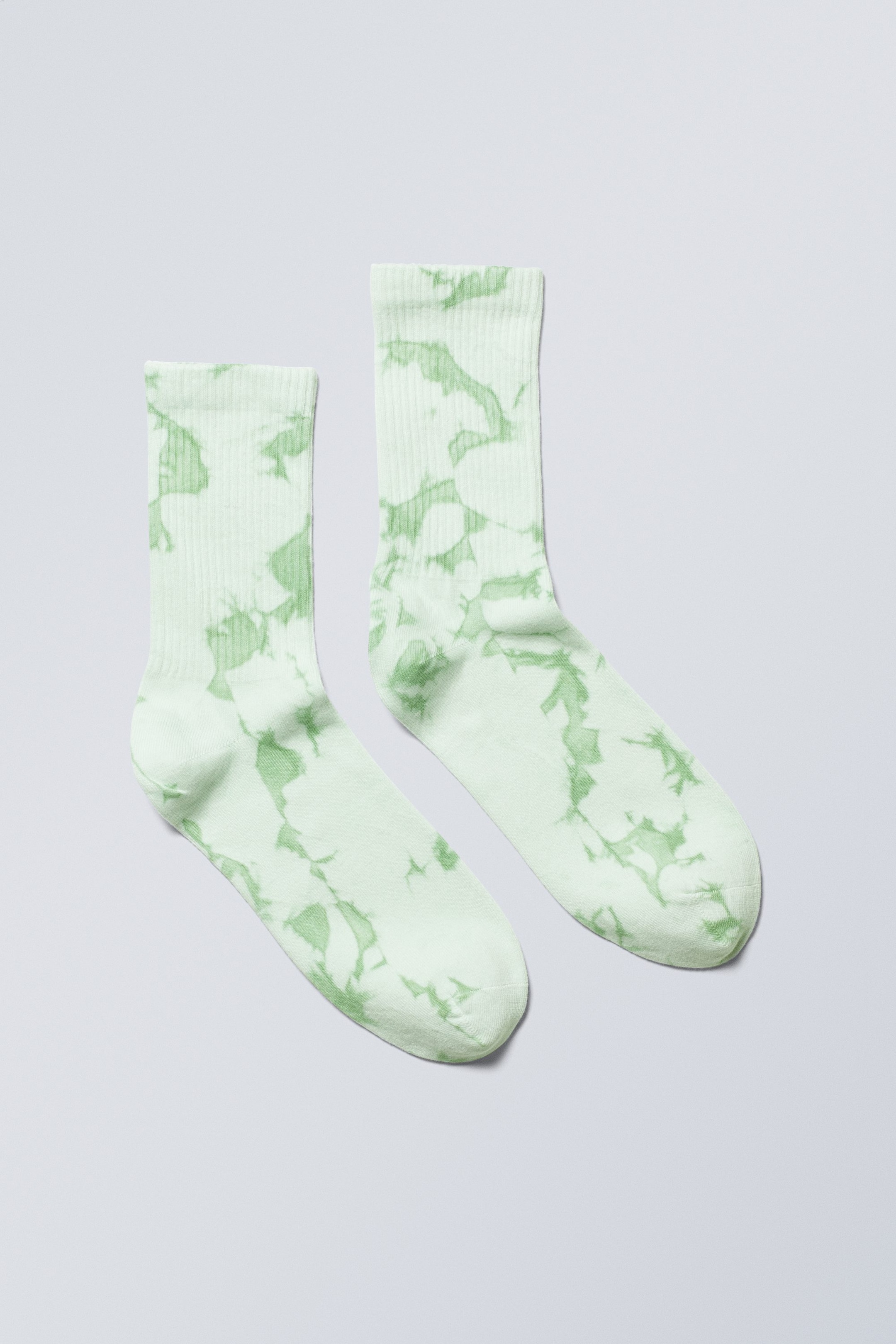 Groene tie-dye - Tie-dye sportsokken - 0