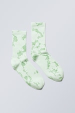 Groene tie-dye - Tie-dye sportsokken - 0
