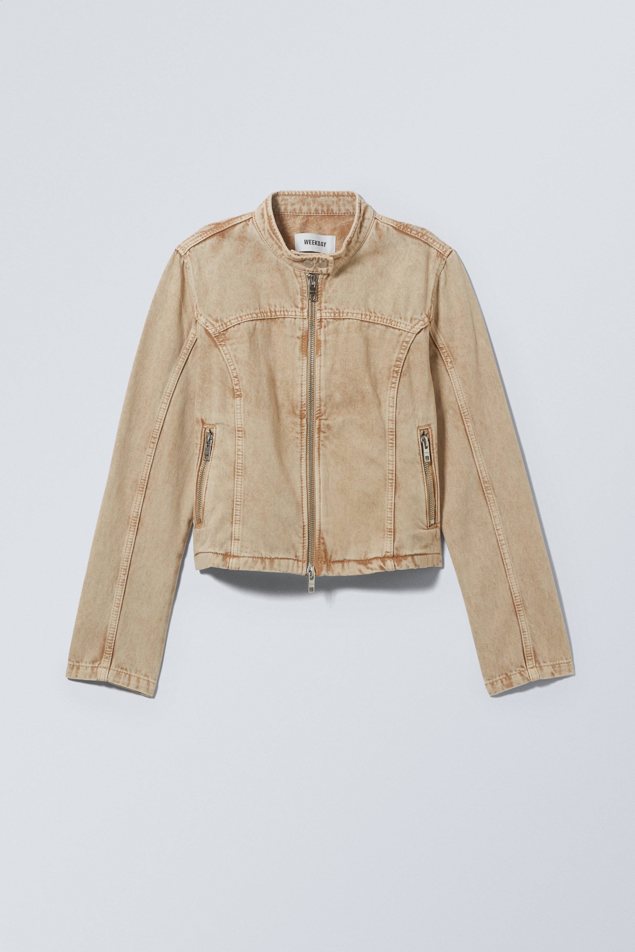 Beige Treatment - Clover MC Jacket - 0