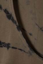 Mörkbrun batik - Linne med öppen rygg och båtringning - 2