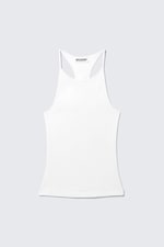 Offwhite - Schmal geschnittenes Racerback-Tanktop - 3