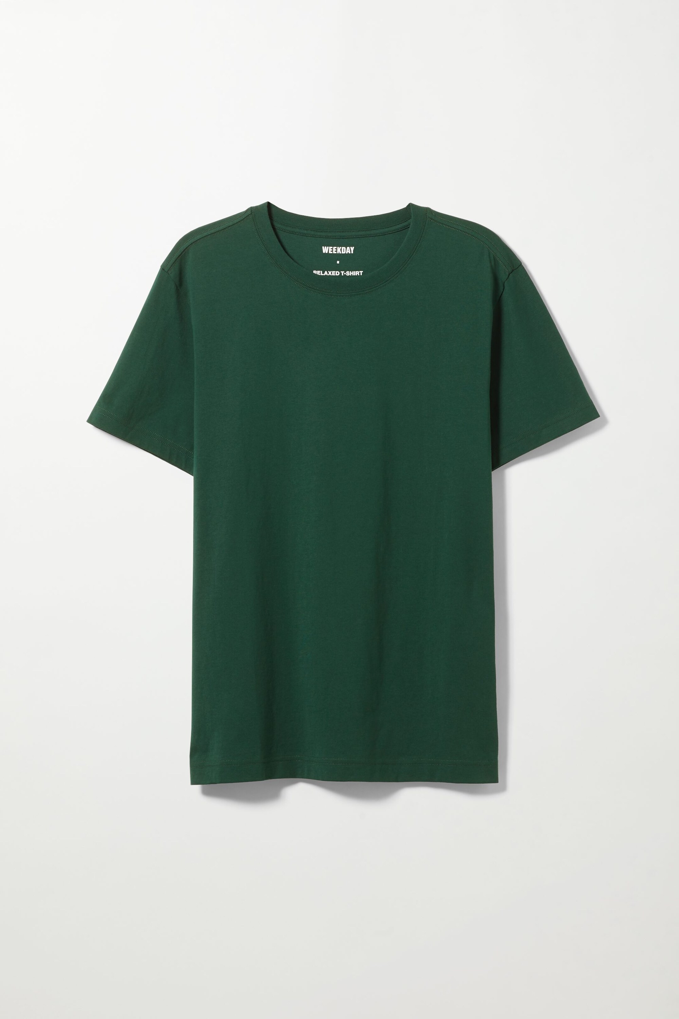 Dark Green - Mittelschweres lockeres T-Shirt - 0