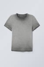 Washed Dark Grey - Washed Baby T-shirt - 0
