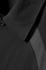 Schwarz - Lässige Raglan-Hemdjacke mit Einsätzen - 1