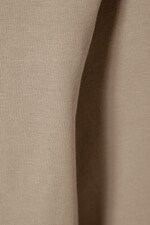 Beige - Mini croptop met lange mouw - 1