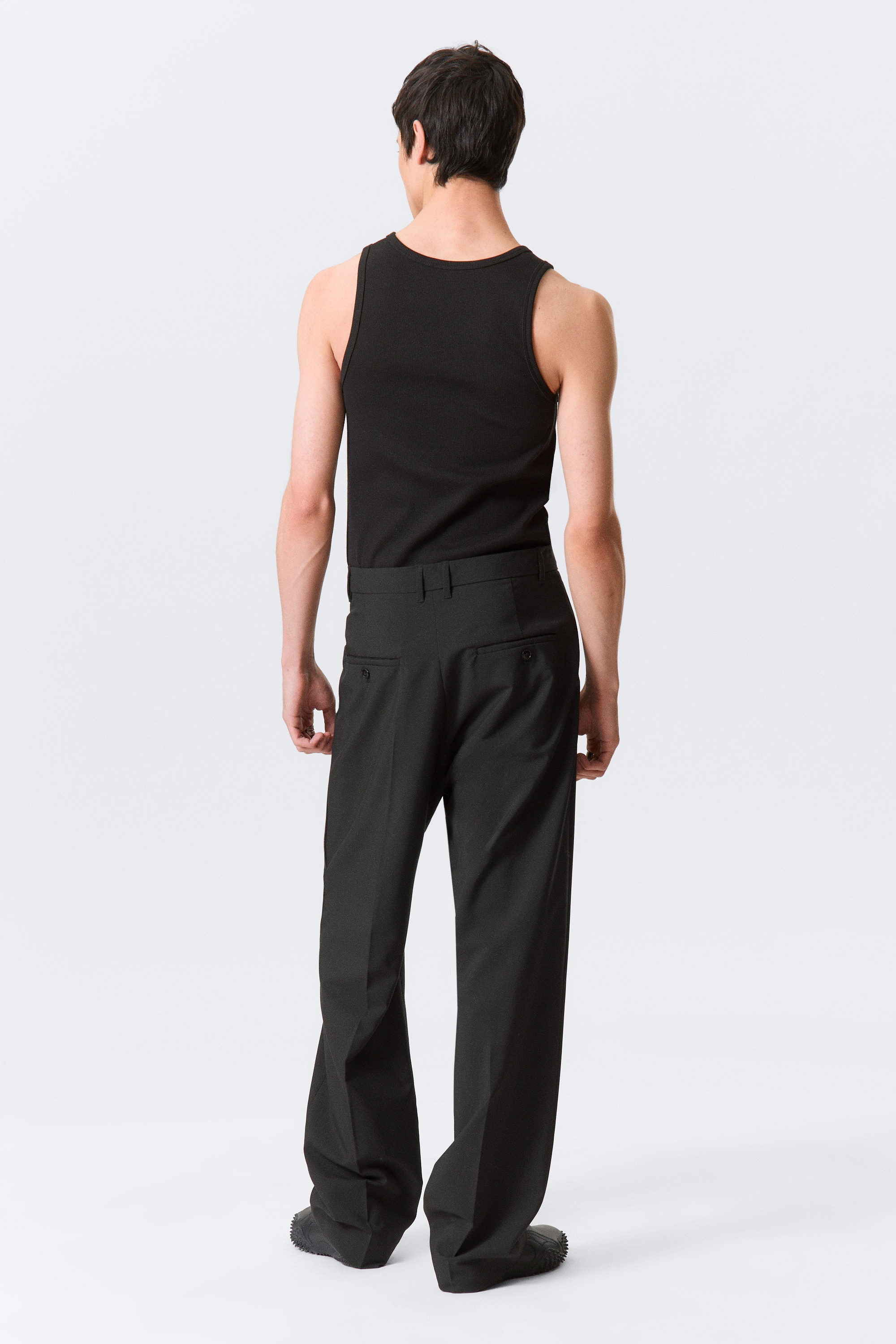 Black - Alessi Relaxed Suit Trousers - 3