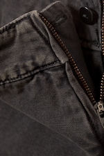 Tvättad Svart - Lågmidjad minikjol - 1