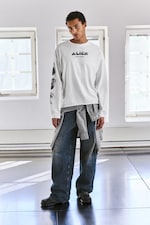 Off-white - Alien Loose-Fit Long-Sleeved T-shirt - 1