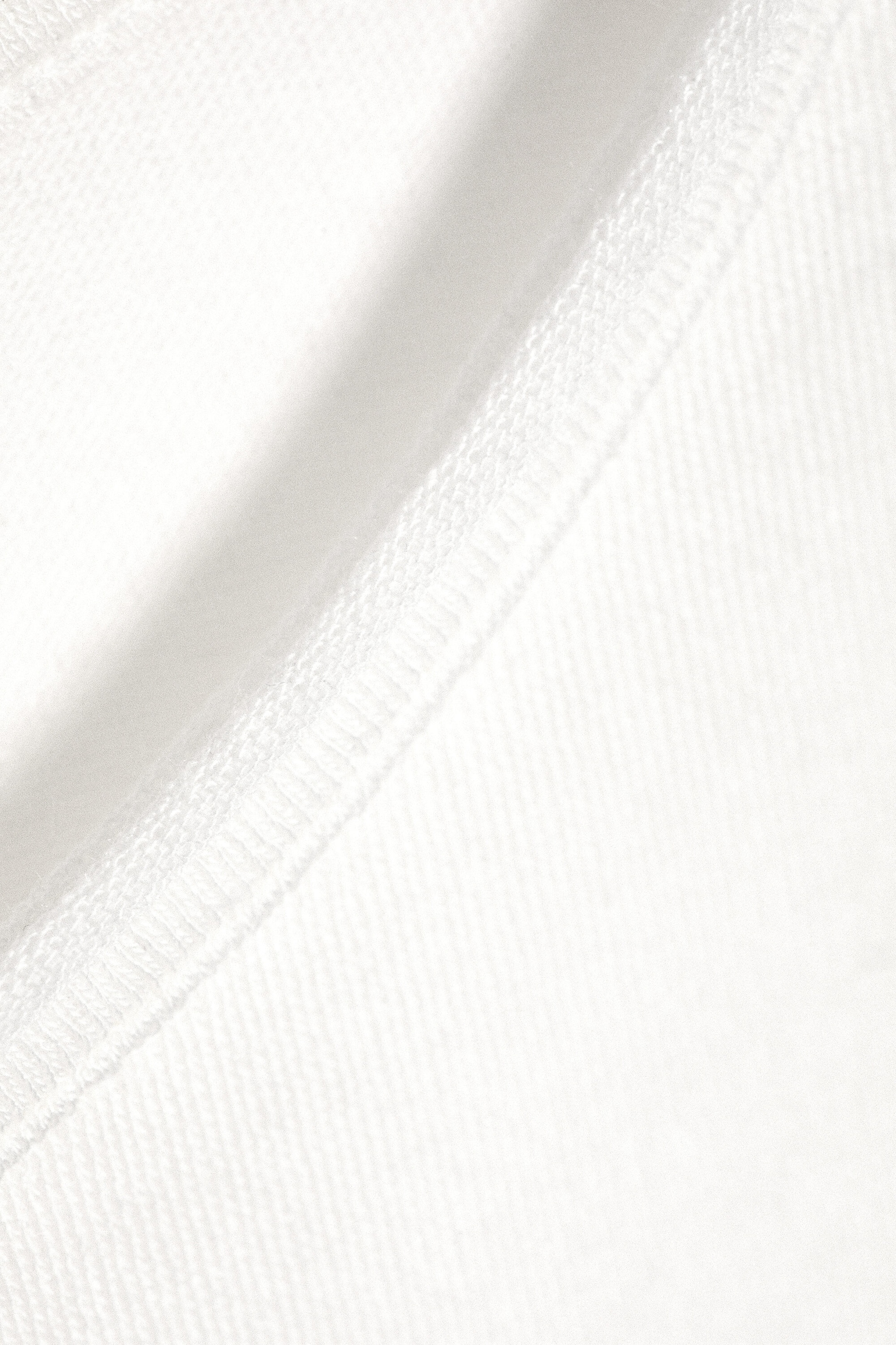 Wit - Ruimvallend T-shirt met lange mouwen - 4