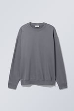 Grau - Oversized-Sweatshirt - 0