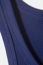 Dark blue - Close Fitted Tank Top - 1