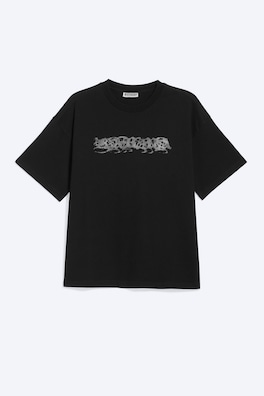 Boxig t-shirt med tryck